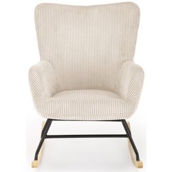 Fotoliu balansoar Halmar Belmiro (Cream/Natural Oak/Black) Thumb