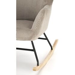 Fotoliu balansoar Halmar Belmiro (Grey/Natural Oak/Black) Thumb