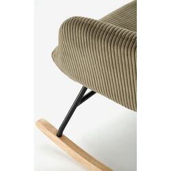 Fotoliu balansoar Halmar Belmiro (Olive/Oak) Thumb