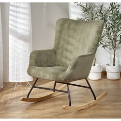 Fotoliu balansoar Halmar Belmiro (Olive/Oak)