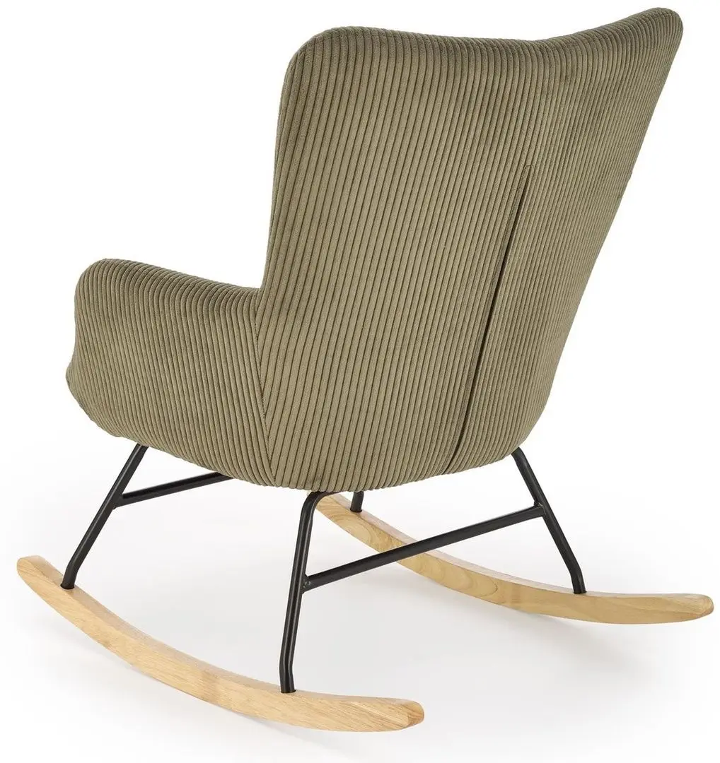 Fotoliu balansoar Halmar Belmiro (Olive/Oak)