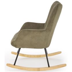 Fotoliu balansoar Halmar Belmiro (Olive/Oak) Thumb