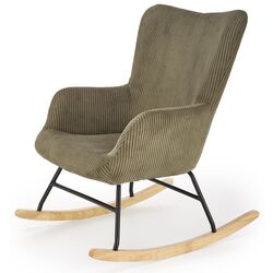 Fotoliu balansoar Halmar Belmiro (Olive/Oak) Thumb