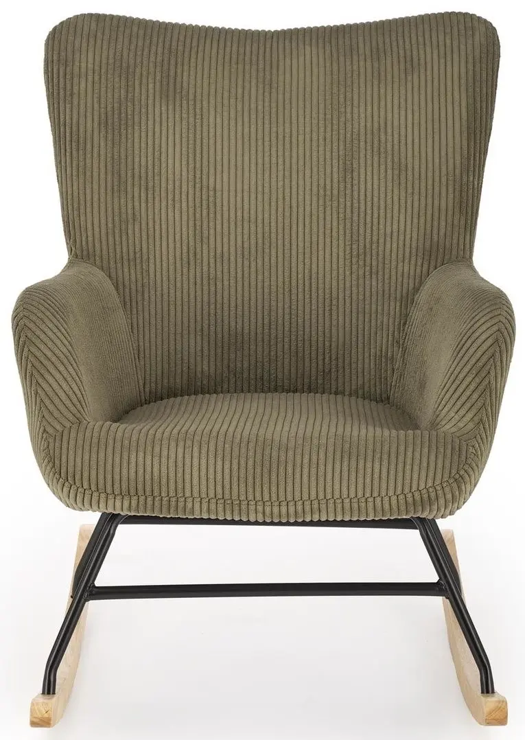 Fotoliu balansoar Halmar Belmiro (Olive/Oak)