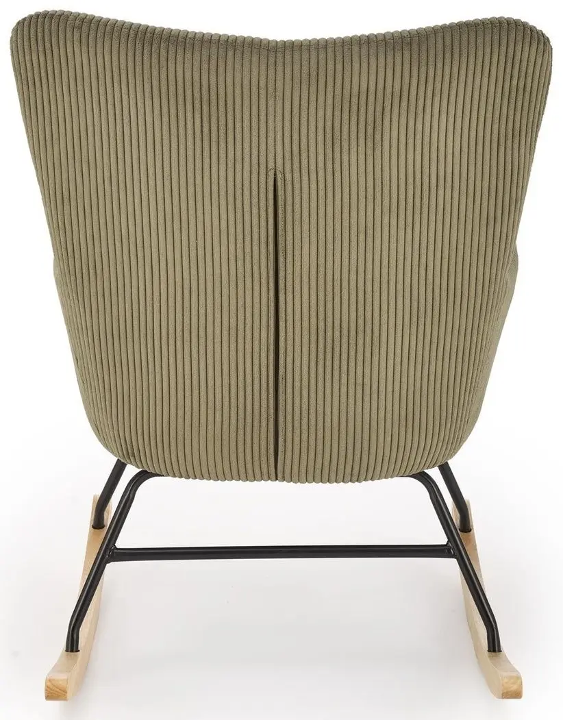 Fotoliu balansoar Halmar Belmiro (Olive/Oak)