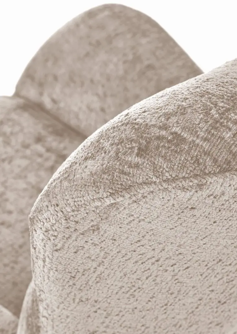 Fotoliu balansoar Halmar Castro (Beige/Natural Oak)