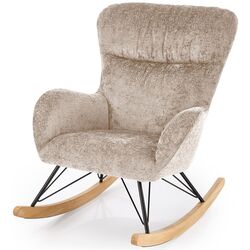 Fotoliu balansoar Halmar Castro (Beige/Natural Oak) Thumb