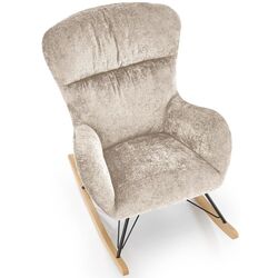 Fotoliu balansoar Halmar Castro (Beige/Natural Oak) Thumb