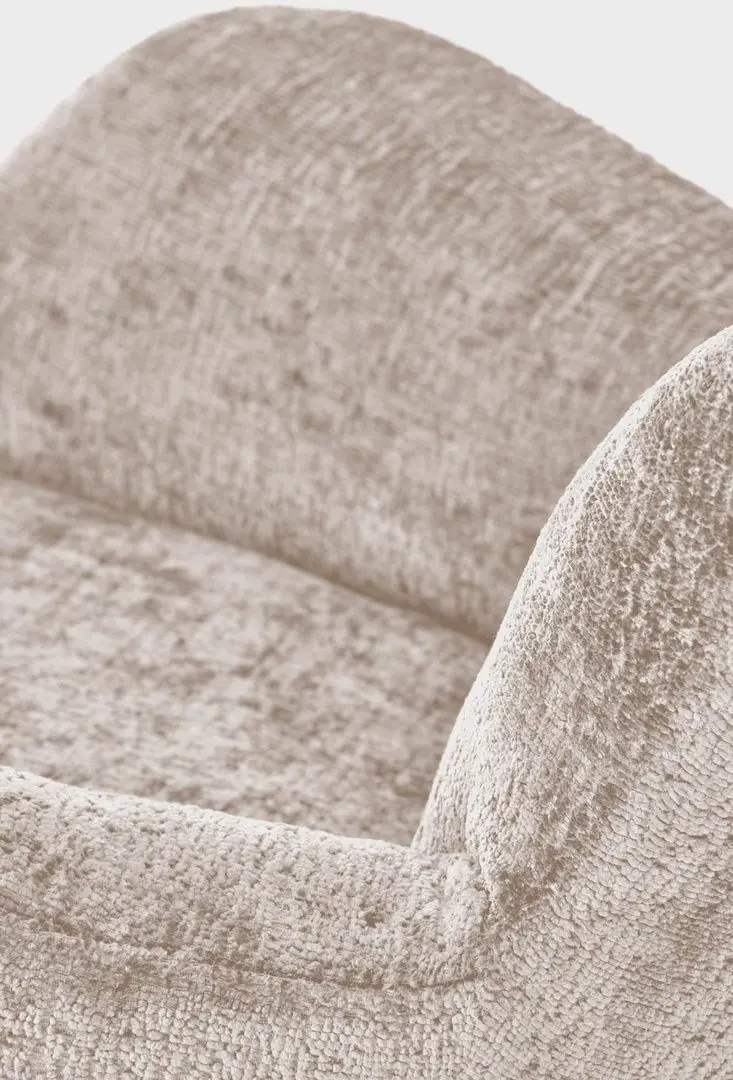 Fotoliu balansoar Halmar Castro (Beige/Natural Oak)