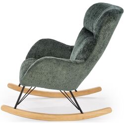 Кресло-качалка Halmar Castro (Green/Natural Oak) Thumb