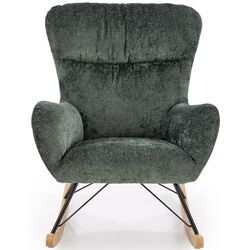 Кресло-качалка Halmar Castro (Green/Natural Oak) Thumb