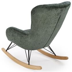 Кресло-качалка Halmar Castro (Green/Natural Oak) Thumb