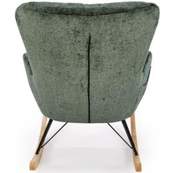 Кресло-качалка Halmar Castro (Green/Natural Oak) Thumb