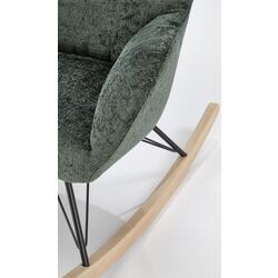 Кресло-качалка Halmar Castro (Green/Natural Oak) Thumb