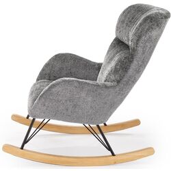 Fotoliu balansoar Halmar Castro (Grey/Natural Oak) Thumb