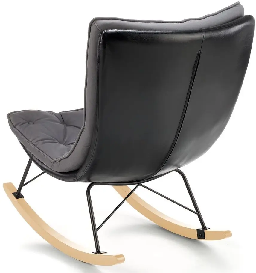 Fotoliu balansoar Halmar Indigo (Dark Grey/Black) - 2