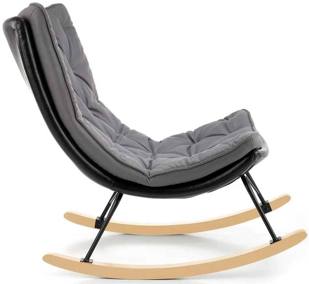 Fotoliu balansoar Halmar Indigo (Dark Grey/Black) - 3