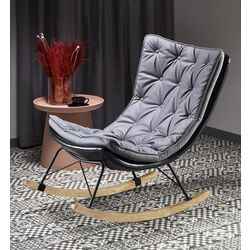 Fotoliu balansoar Halmar Indigo (Dark Grey/Black)