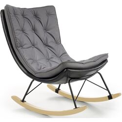 Fotoliu balansoar Halmar Indigo (Dark Grey/Black) Thumb