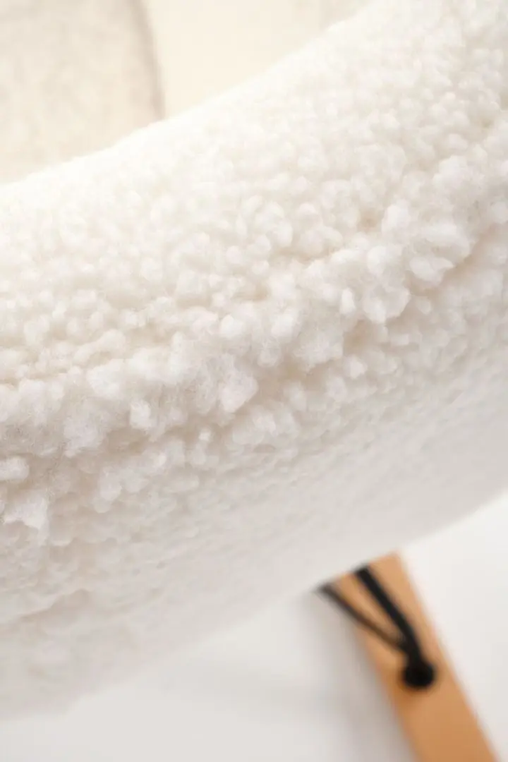 Кресло-качалка Halmar Liberto 2 (Cream/Black/Natural)