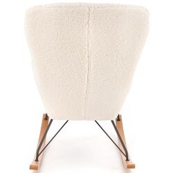 Кресло-качалка Halmar Liberto 2 (Cream/Black/Natural) Thumb