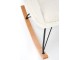 Fotoliu balansoar Halmar Liberto 2 (Cream/Black/Natural)