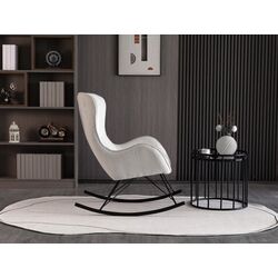 Fotoliu balansoar Halmar Liberto 3 (White/Black) Thumb