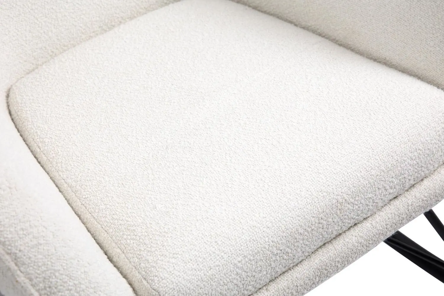 Fotoliu balansoar Halmar Liberto 3 (White/Black)