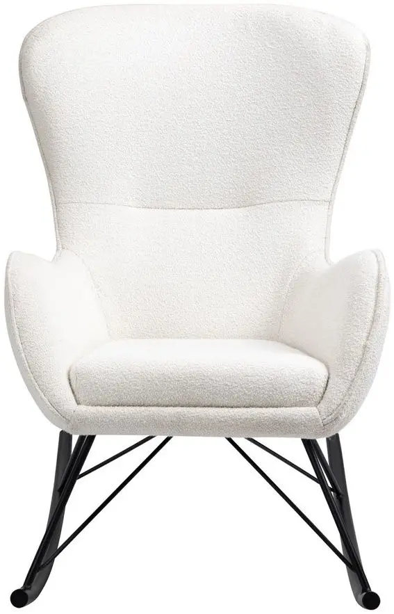 Fotoliu balansoar Halmar Liberto 3 (White/Black)