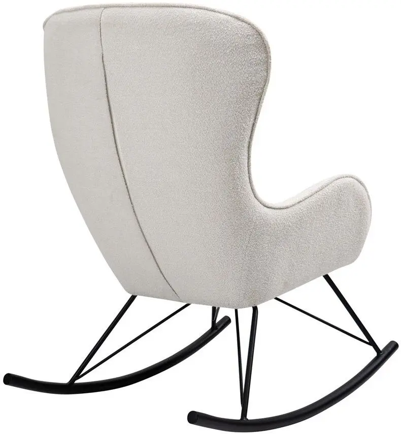 Fotoliu balansoar Halmar Liberto 3 (White/Black)