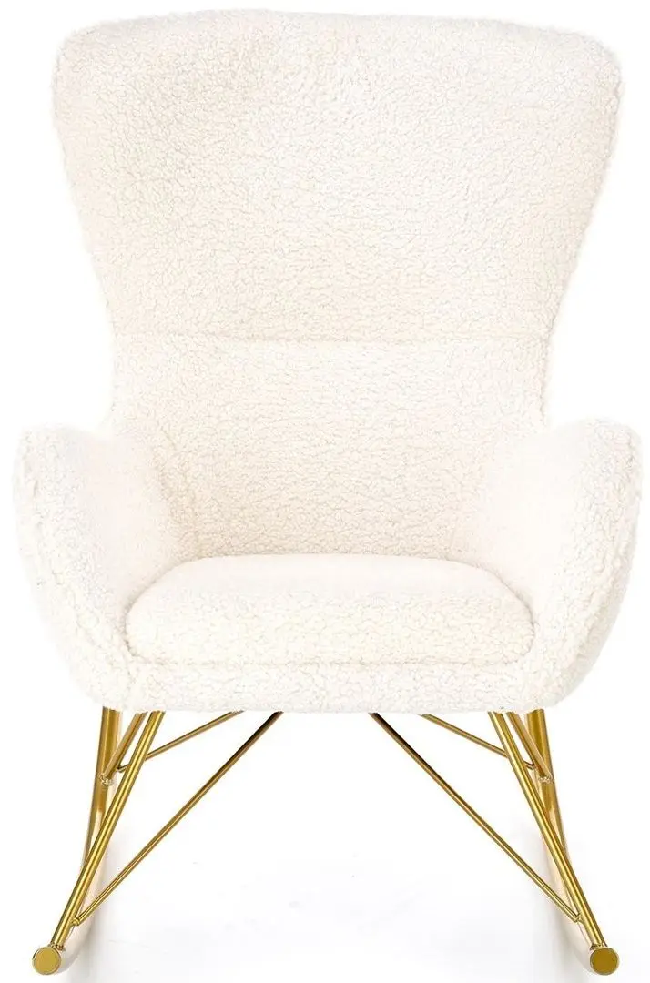 Fotoliu balansoar Halmar Liberto (Cream/Gold)