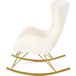 Fotoliu balansoar Halmar Liberto (Cream/Gold) Thumb