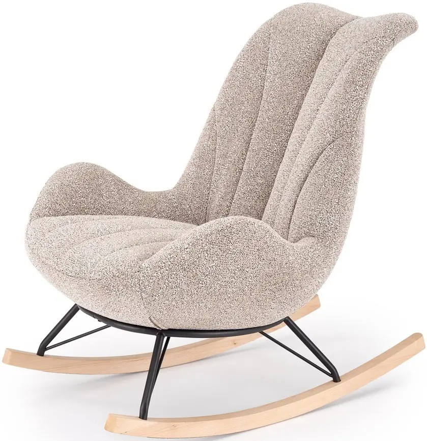 Fotoliu balansoar Halmar Luis (Dark Beige) - 2