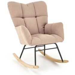 Кресло-качалка Halmar Vasco (Beige/Oak) Thumb