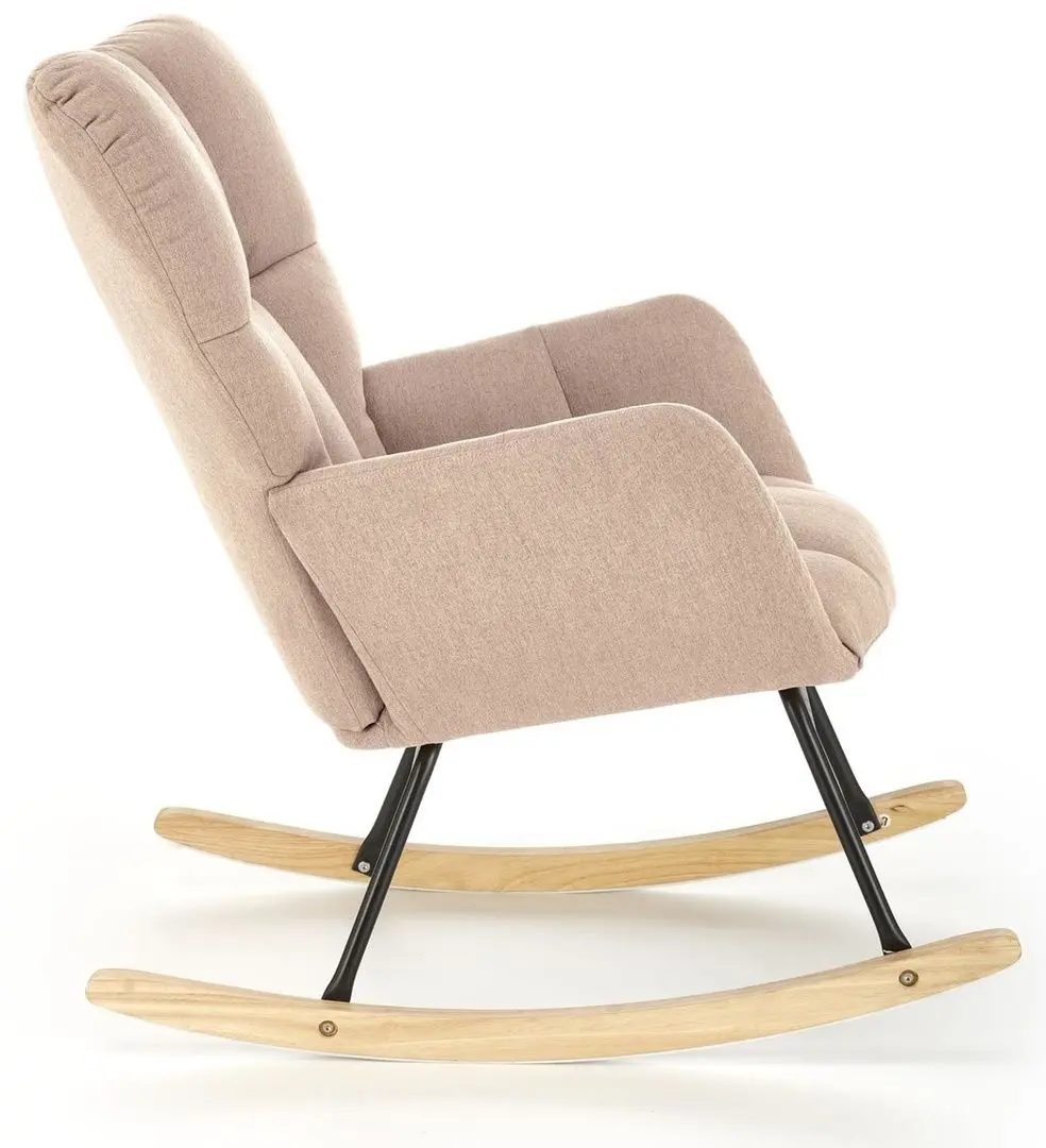 Кресло-качалка Halmar Vasco (Beige/Oak)