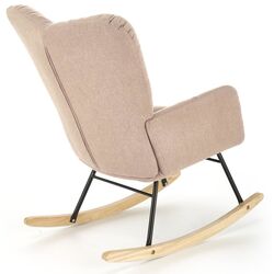 Кресло-качалка Halmar Vasco (Beige/Oak) Thumb