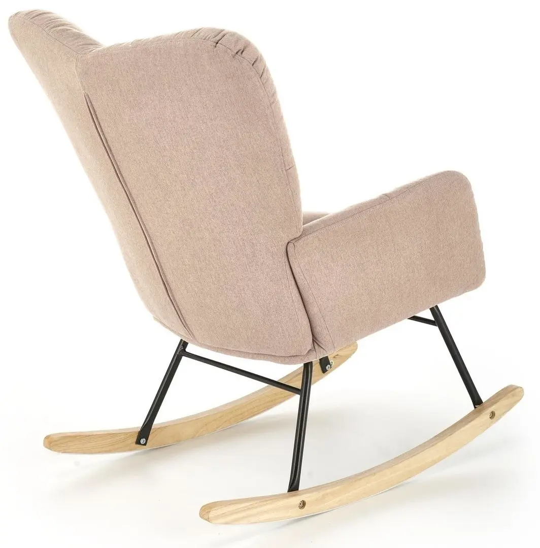 Кресло-качалка Halmar Vasco (Beige/Oak)