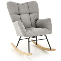 Fotoliu balansoar Halmar Vasco (Grey/Oak) Thumb