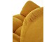 Fotoliu balansoar Halmar Vasco (Mustard/Natural Oak/Black)