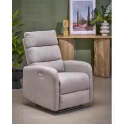Кресло-реклайнер Halmar Carinio (Light Beige)