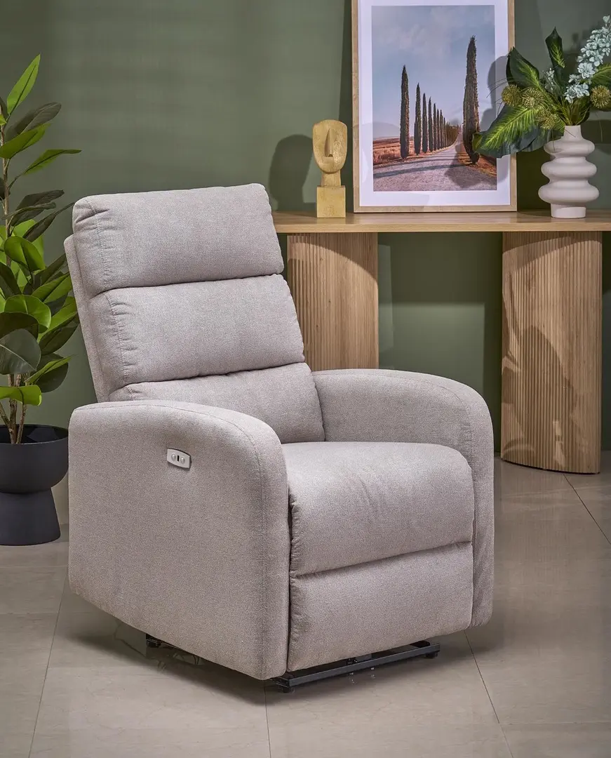 Fotoliu-recliner Halmar Carinio (Light Beige)