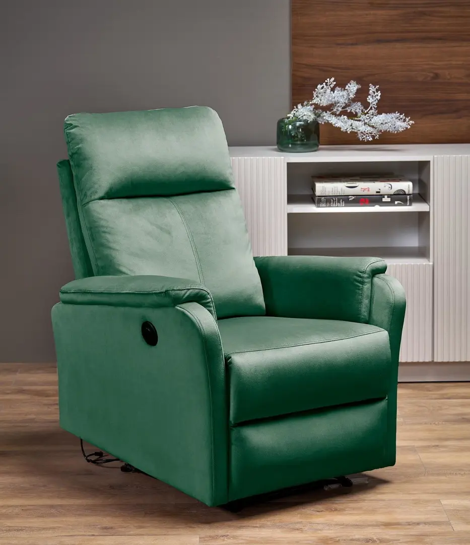 Fotoliu-recliner Halmar Crocus (Dark Green)