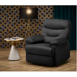 Fotoliu-recliner Halmar Drager (Black)