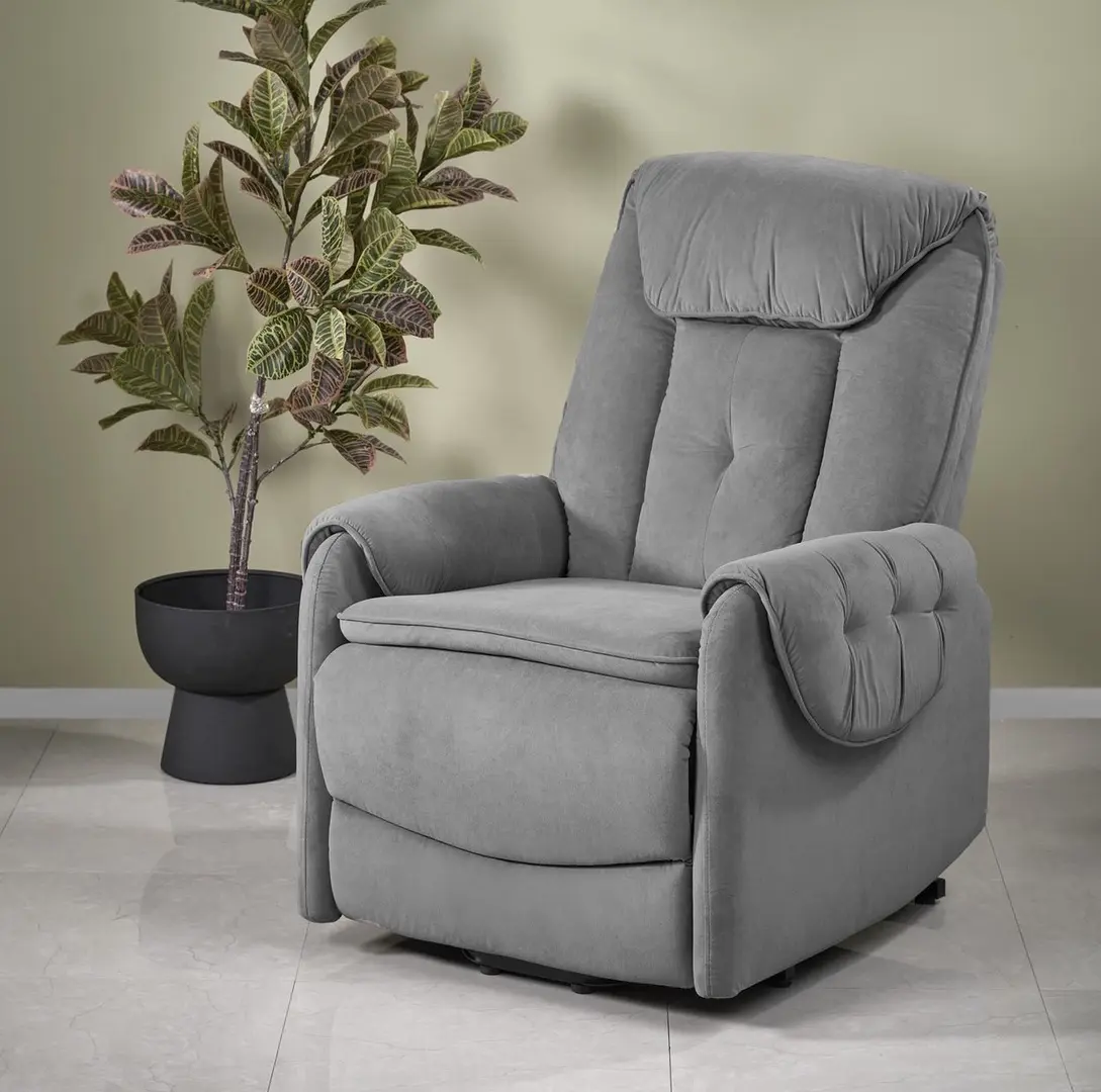 Fotoliu-recliner Halmar Horton (Grey)