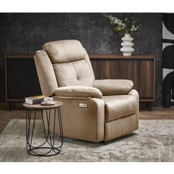 Fotoliu-recliner Halmar Loris (Beige)