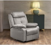 Fotoliu-recliner Halmar Loris (Grey)