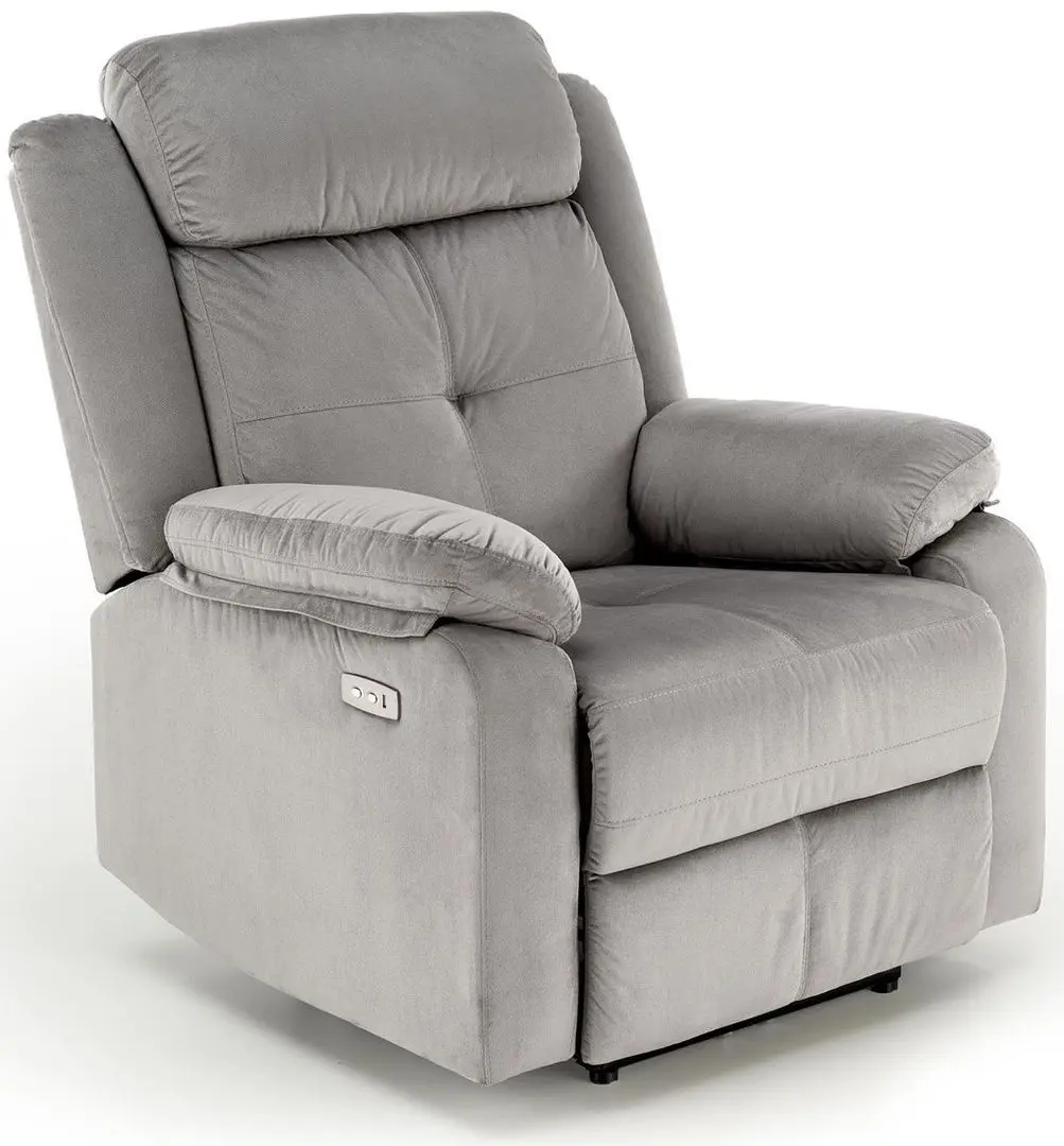 Кресло-реклайнер Halmar Loris (Grey)