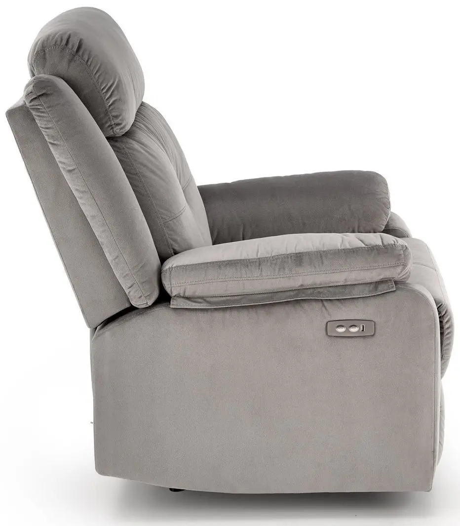 Кресло-реклайнер Halmar Loris (Grey)