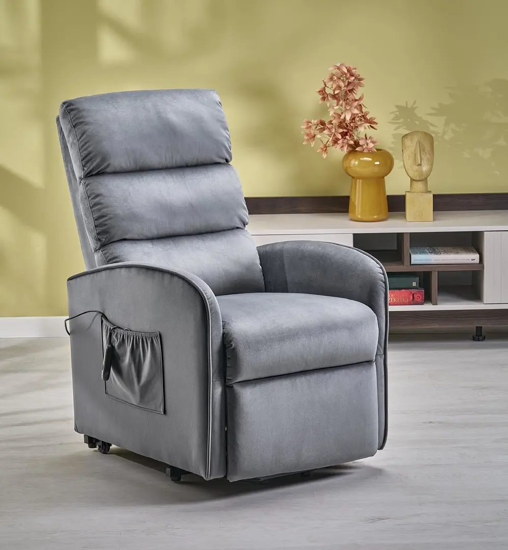 Fotoliu-recliner Halmar Maroni (Grey)