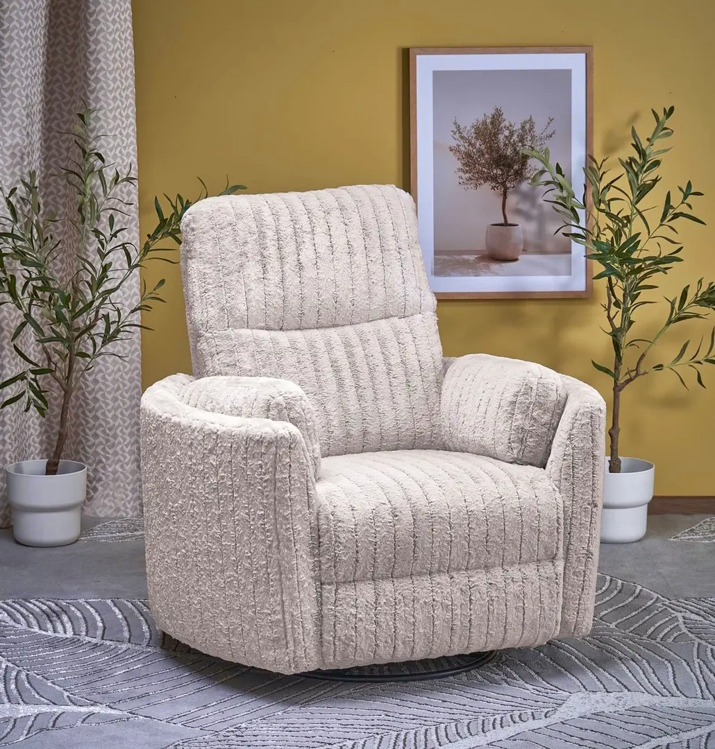 Fotoliu-recliner Halmar Pegas (Beige)